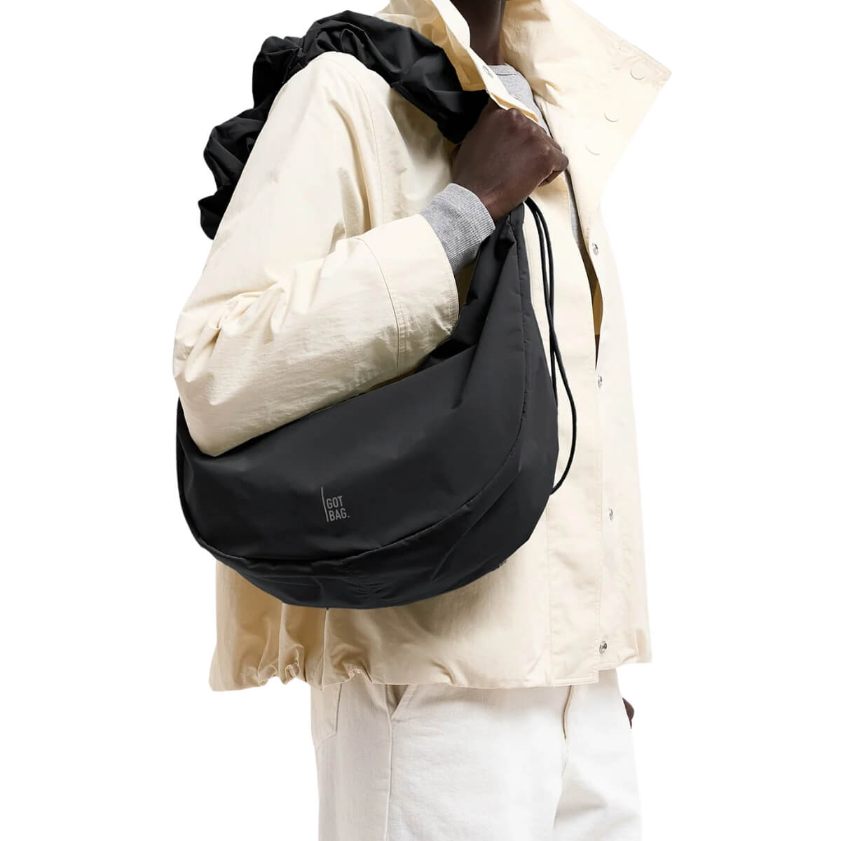 GOT BAG BORSA MOON BAG RUFFLE NERO