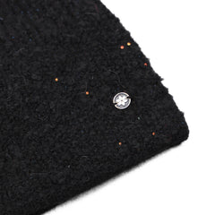 Berretto Granadilla JG5956 Nero morbido in angora e lana.