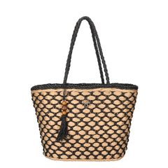 GRANADILLA BORSA RAFFIA GRANDE JG6094 NATURAL / NERO