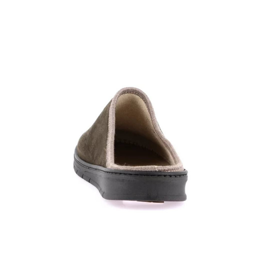 Ciabatta Grünland EONE CI3079 colore oliva vista laterale