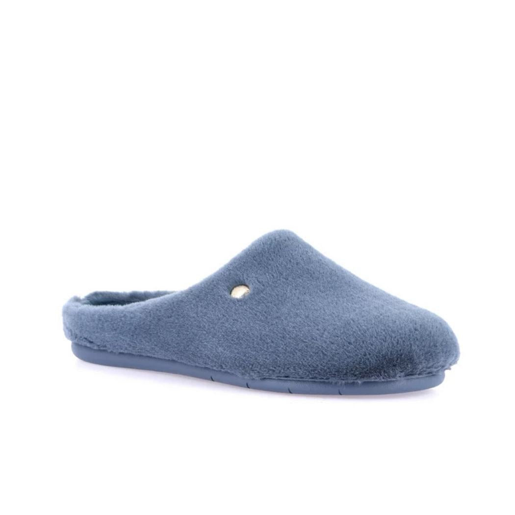 Ciabatta donna Grünland GAGA CI1571 color jeans vista laterale