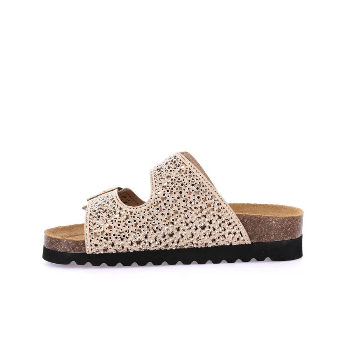 GRÜNLAND CIABATTA HOLA CB1840 GLITTER BEIGE