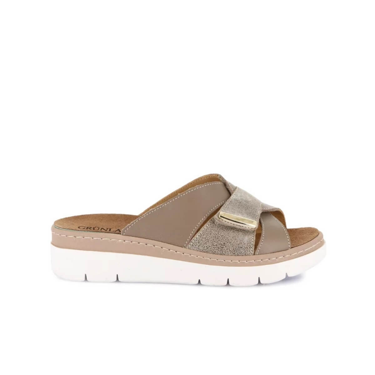 GRÜNLAND CIABATTA MOLL CE0484 INCROCIO TORTORA