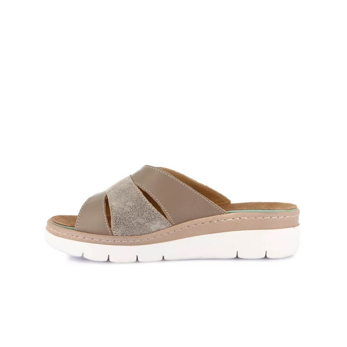 GRÜNLAND CIABATTA MOLL CE0484 INCROCIO TORTORA