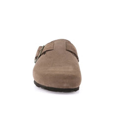 Ciabatta donna Grünland Sara CB2000 Tortora vista laterale.