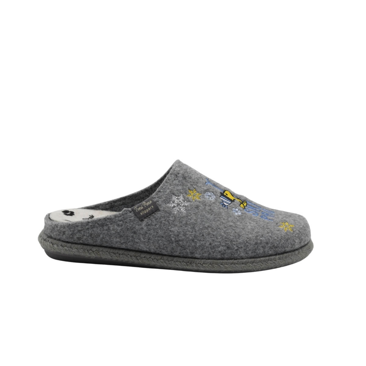 TONI PONS CIABATTA SNOOPY GRIGIO