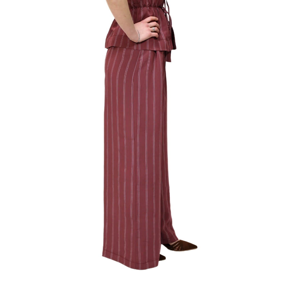 H2O ITALIA PANTALONE PISKY BORDEAUX GESSATO