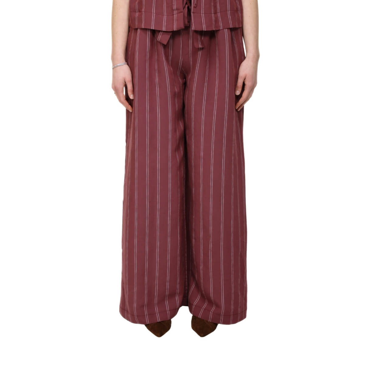 H2O ITALIA PANTALONE PISKY BORDEAUX GESSATO