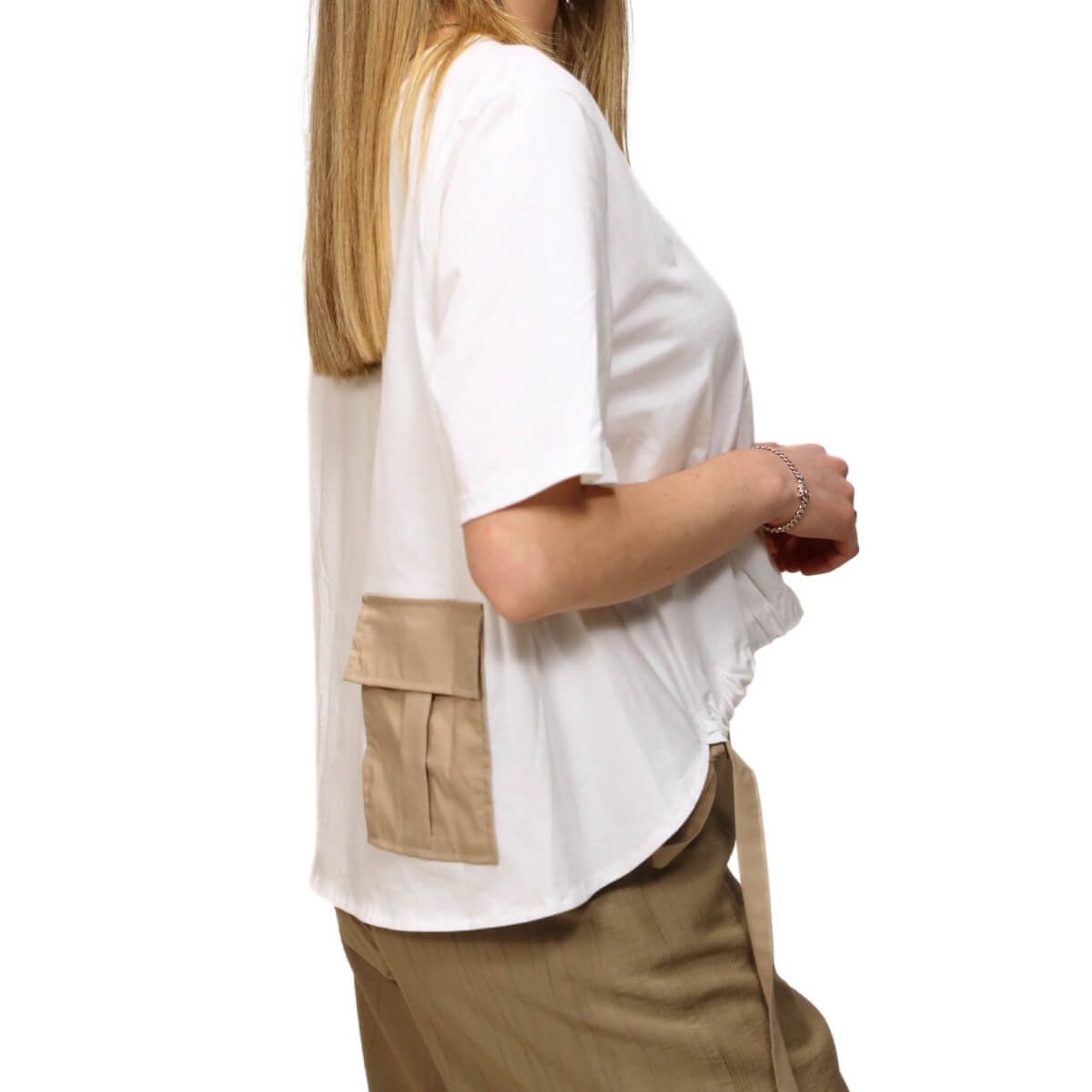 H2O ITALIA T-SHIRT RAMETA BIANCA