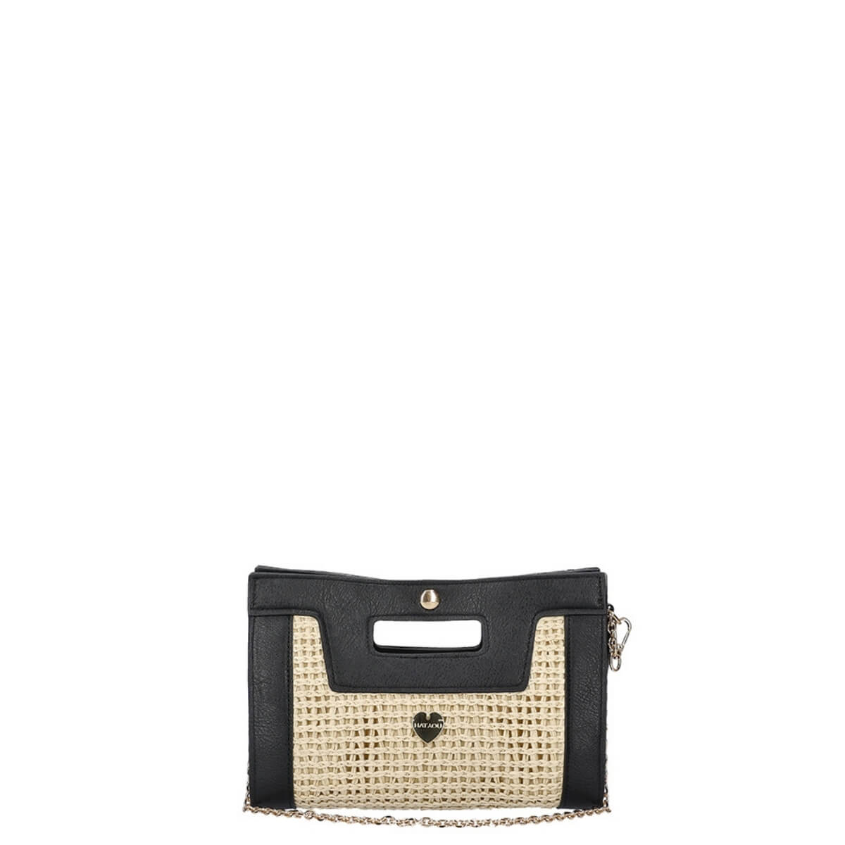 HAT YOU BORSA RAFIA PICCOLA BP0325 NATURAL NERO