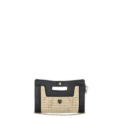 HAT YOU BORSA RAFIA PICCOLA BP0325 NATURAL NERO