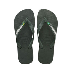 HAVAIANAS CIABATTE INFRADITO BRASIL LOGO 4110850 5983 VERDE MILITARE