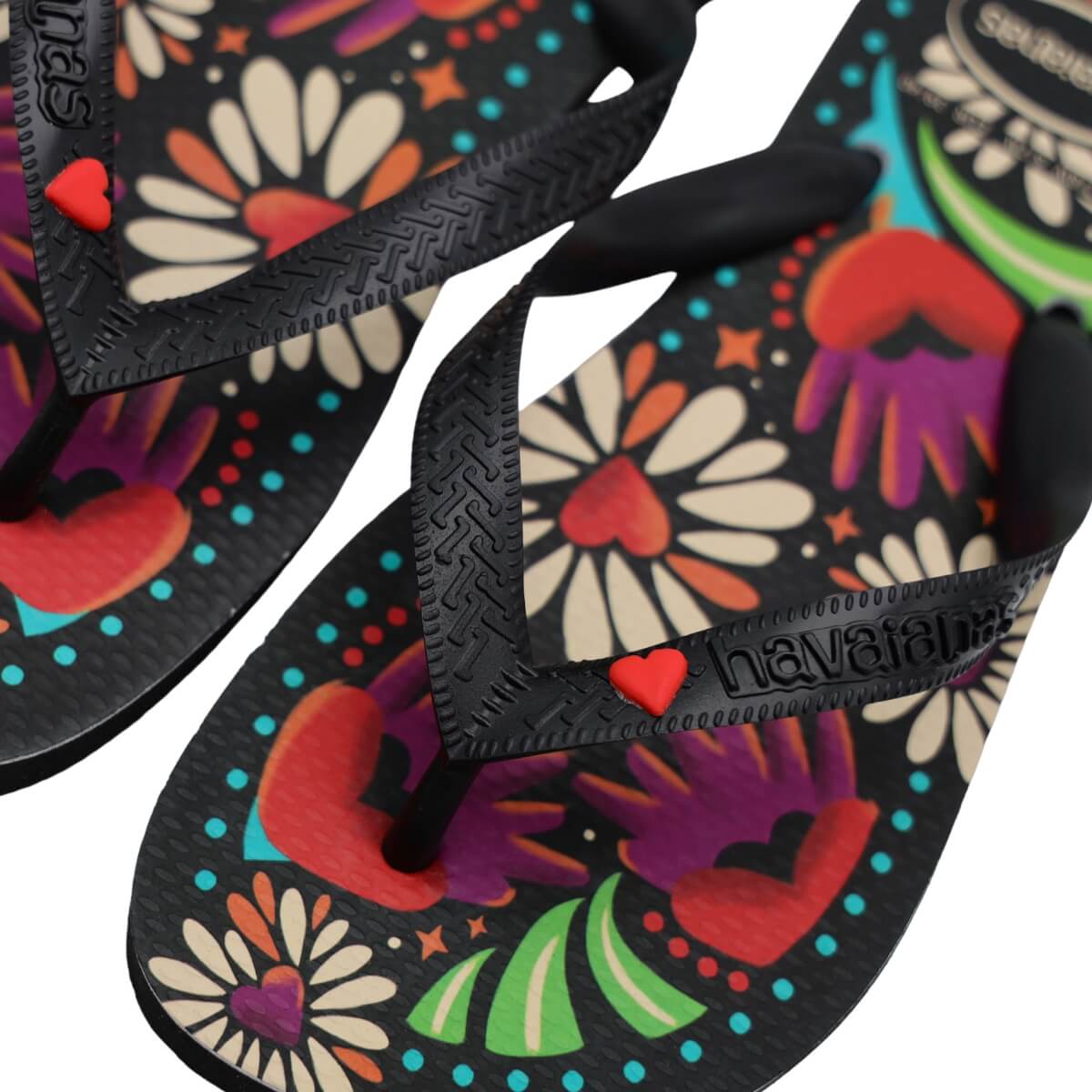 HAVAIANAS INFRADITO FLOREALE 4150323 0090 NERO