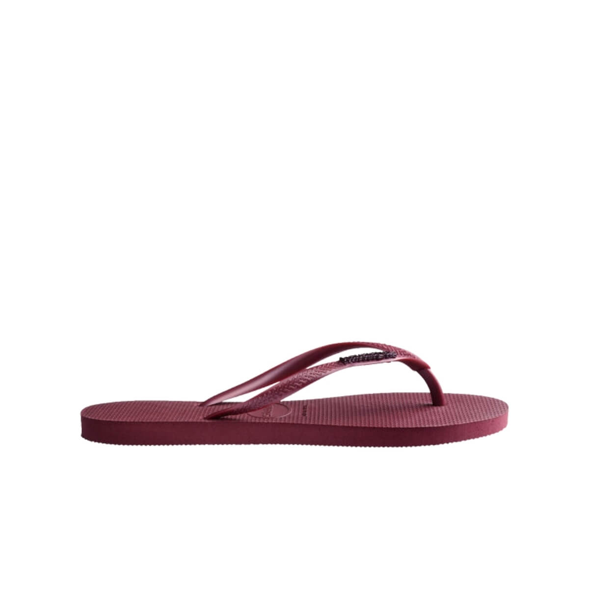 HAVAIANAS INFRADITO SLIM LOGO METALLIC 4119875 9339 BORDEAUX