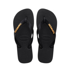 HAVAIANAS INFRADITO TOP LOGO METALLIC 4127244 1069 NERO