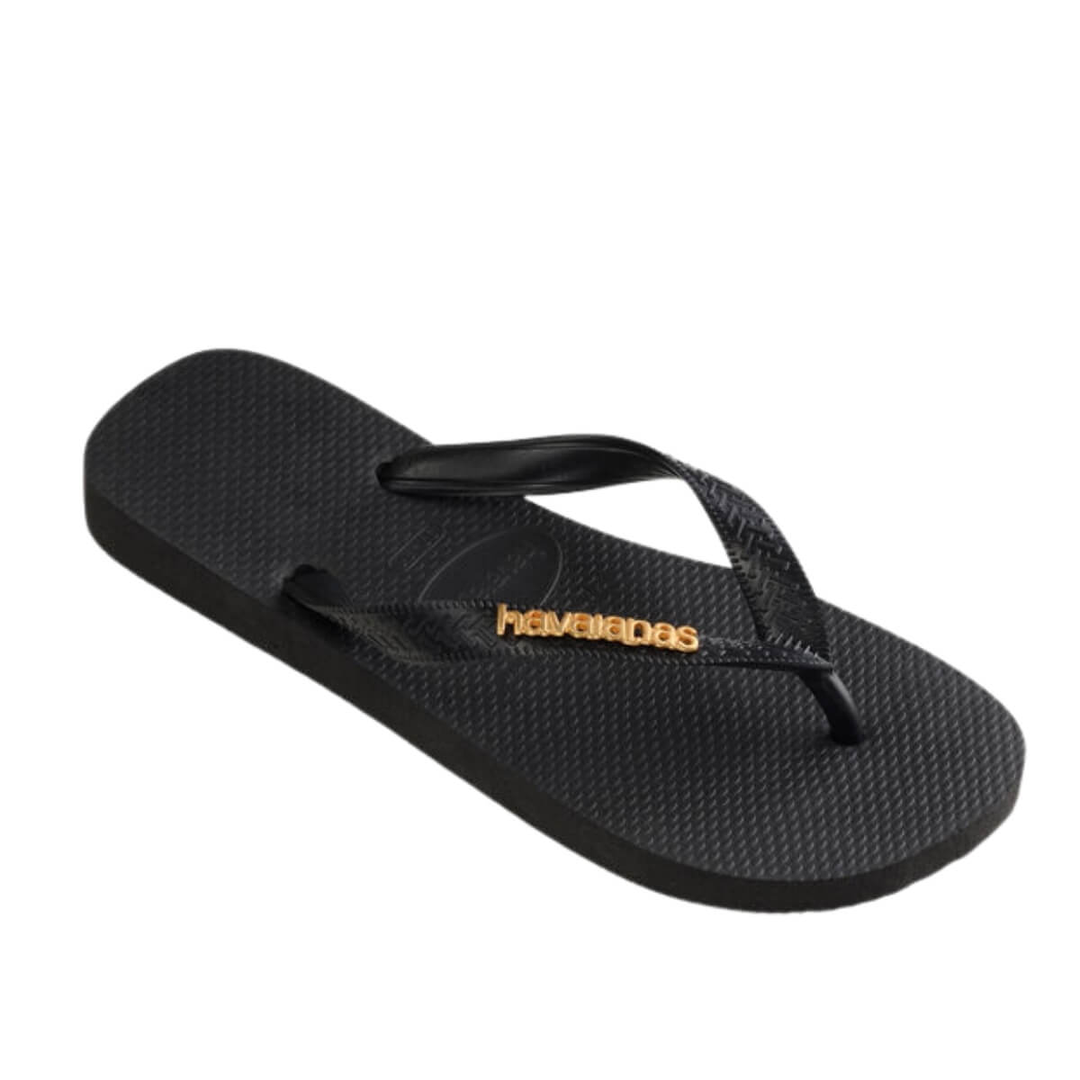 HAVAIANAS INFRADITO TOP LOGO METALLIC 4127244 1069 NERO