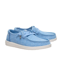 HEY DUDE SLIPON WENDY FRYED 45203 4UG AZZURRO
