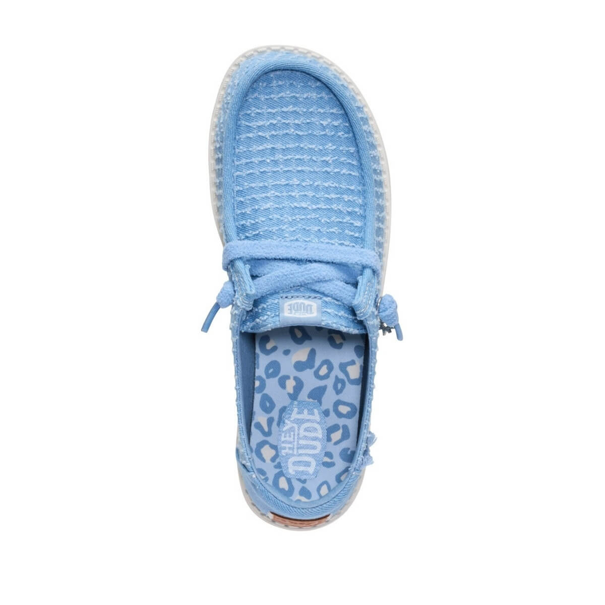 HEY DUDE SLIPON WENDY FRYED 45203 4UG AZZURRO
