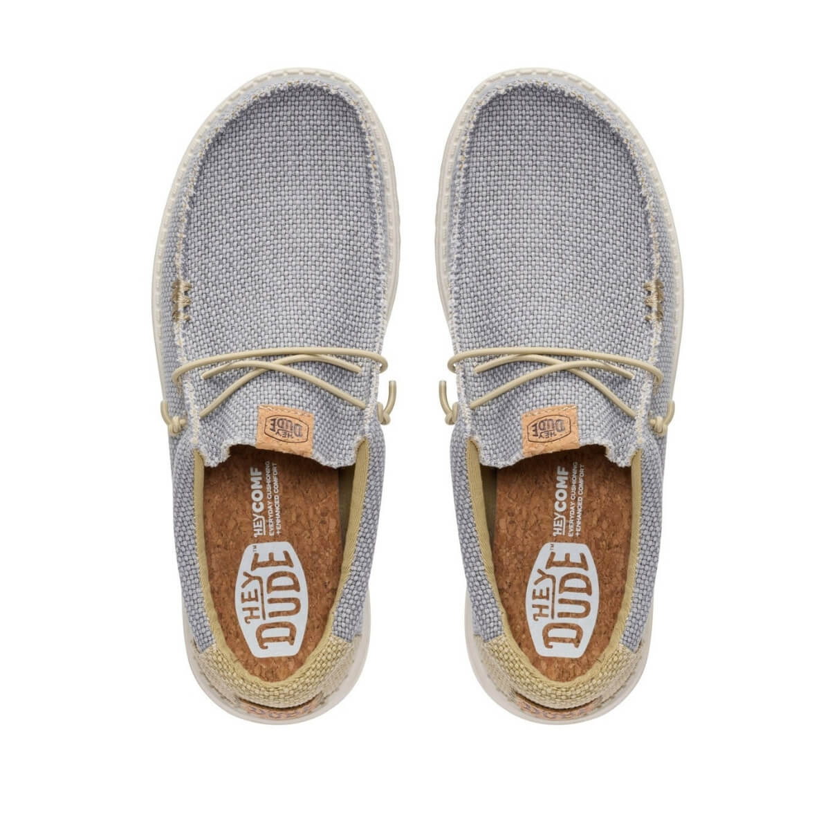 HEY DUDE SLIPON WALLY BRAIDED 40003 AFY GRIGIO