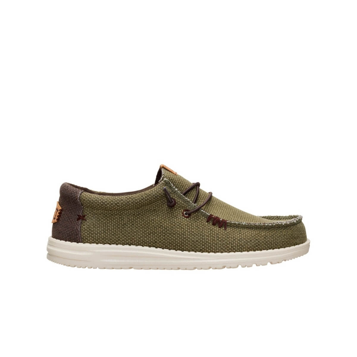 HEY DUDE WALLY BRAIDED 40003 3CI VERDE MILITARE