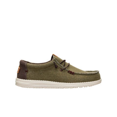 HEY DUDE WALLY BRAIDED 40003 3CI VERDE MILITARE