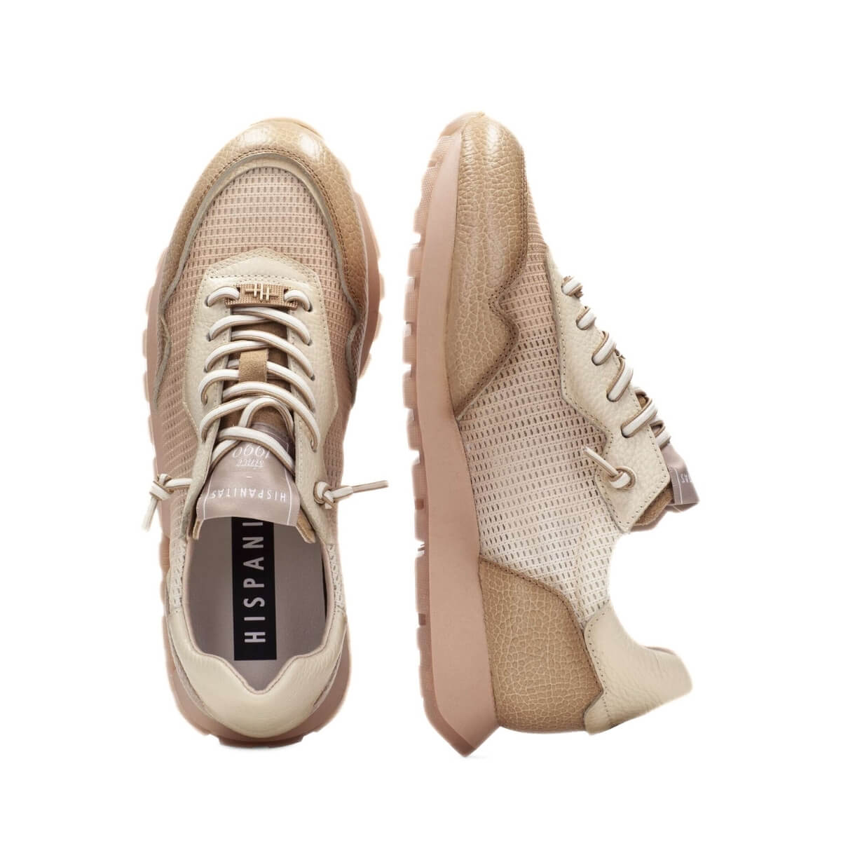 HISPANITAS SNEAKERS 264825 RETE BEIGE