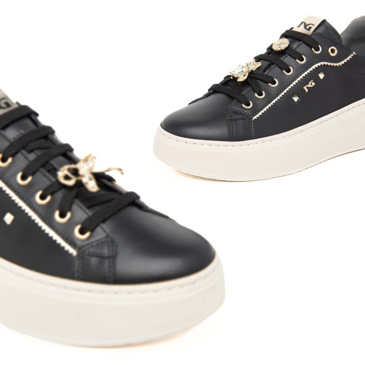 NERO GIARDINI SNEAKERS I411621D-100 NERO