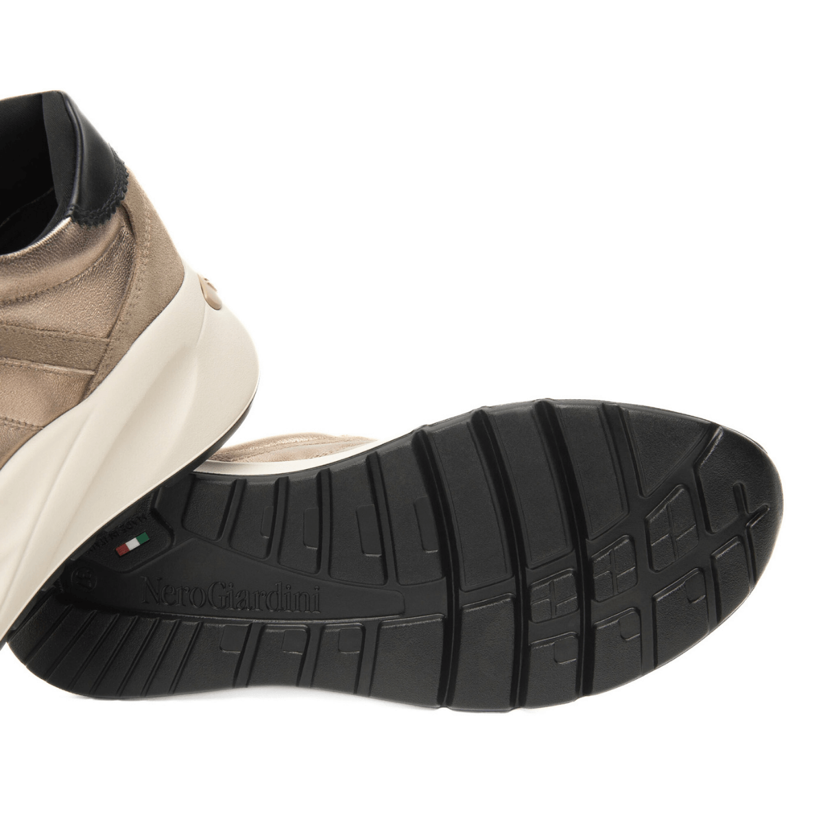 NERO GIARDINI SNEAKERS I514066D 501 LAMINATO BEIGE
