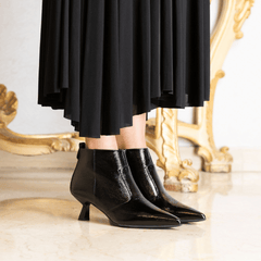 NERO GIARDINI STIVALETTO TACCO I514432DE NERO