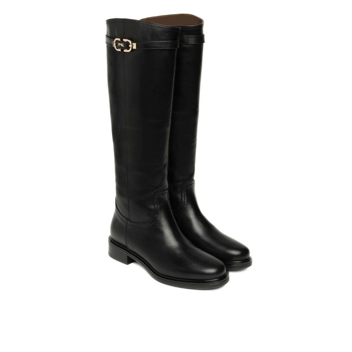 NERO GIARDINI STIVALE I514703D 100 PELLE NERO