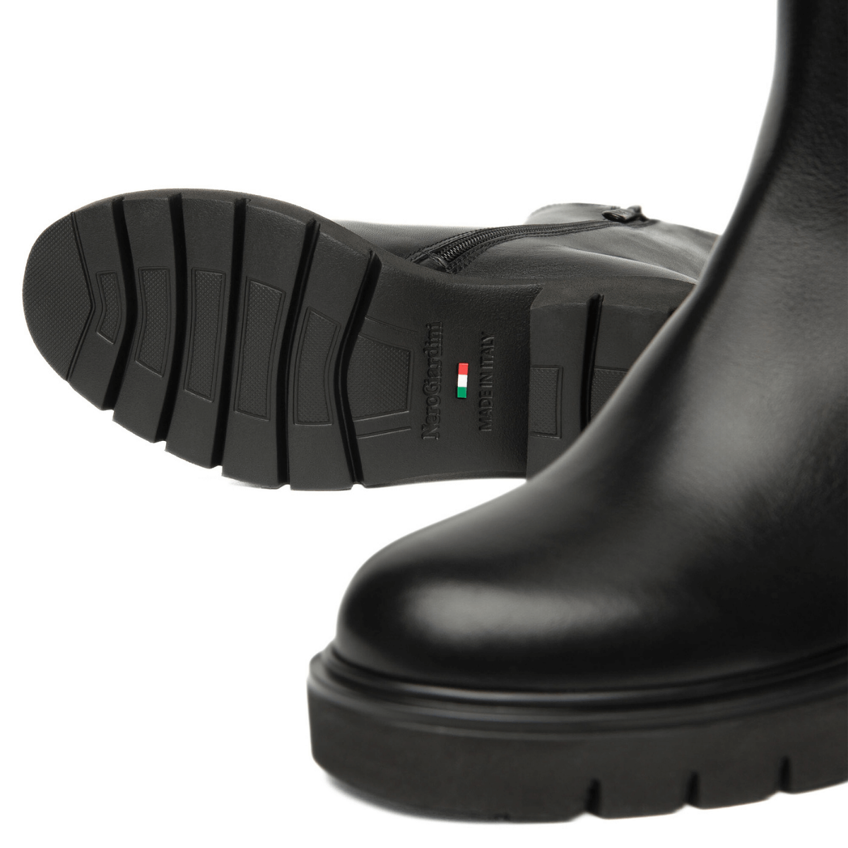 NERO GIARDINI STIVALETTO ELASTICO I514814D 100 NERO