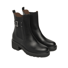 NERO GIARDINI STIVALETTO ELASTICO I514814D 100 NERO