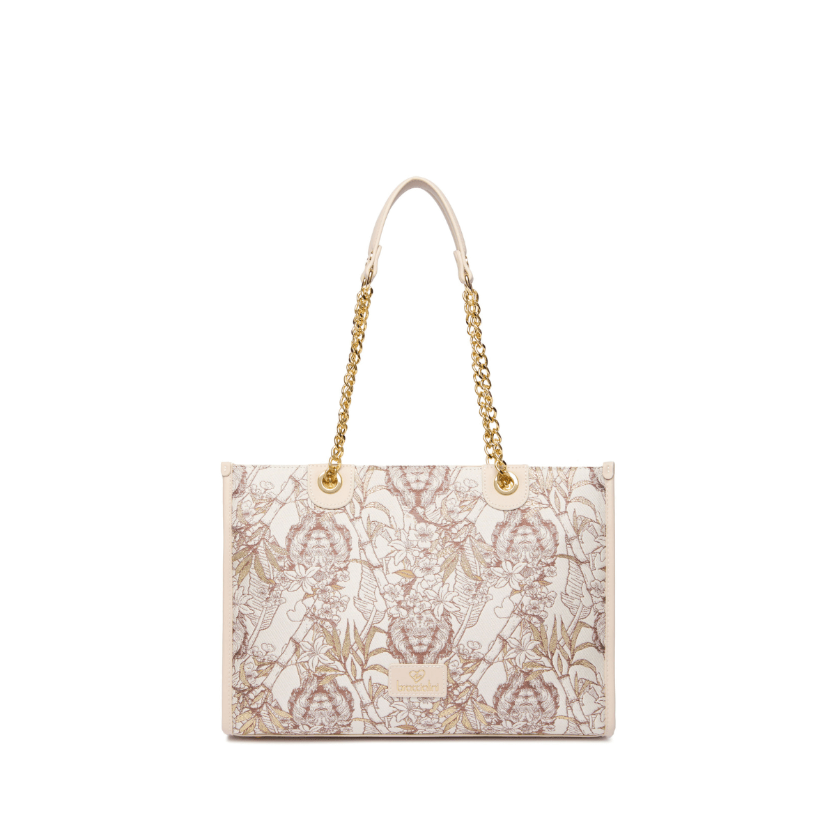 BRACCIALINI BORSA JACQUARD B18252 BEIGE