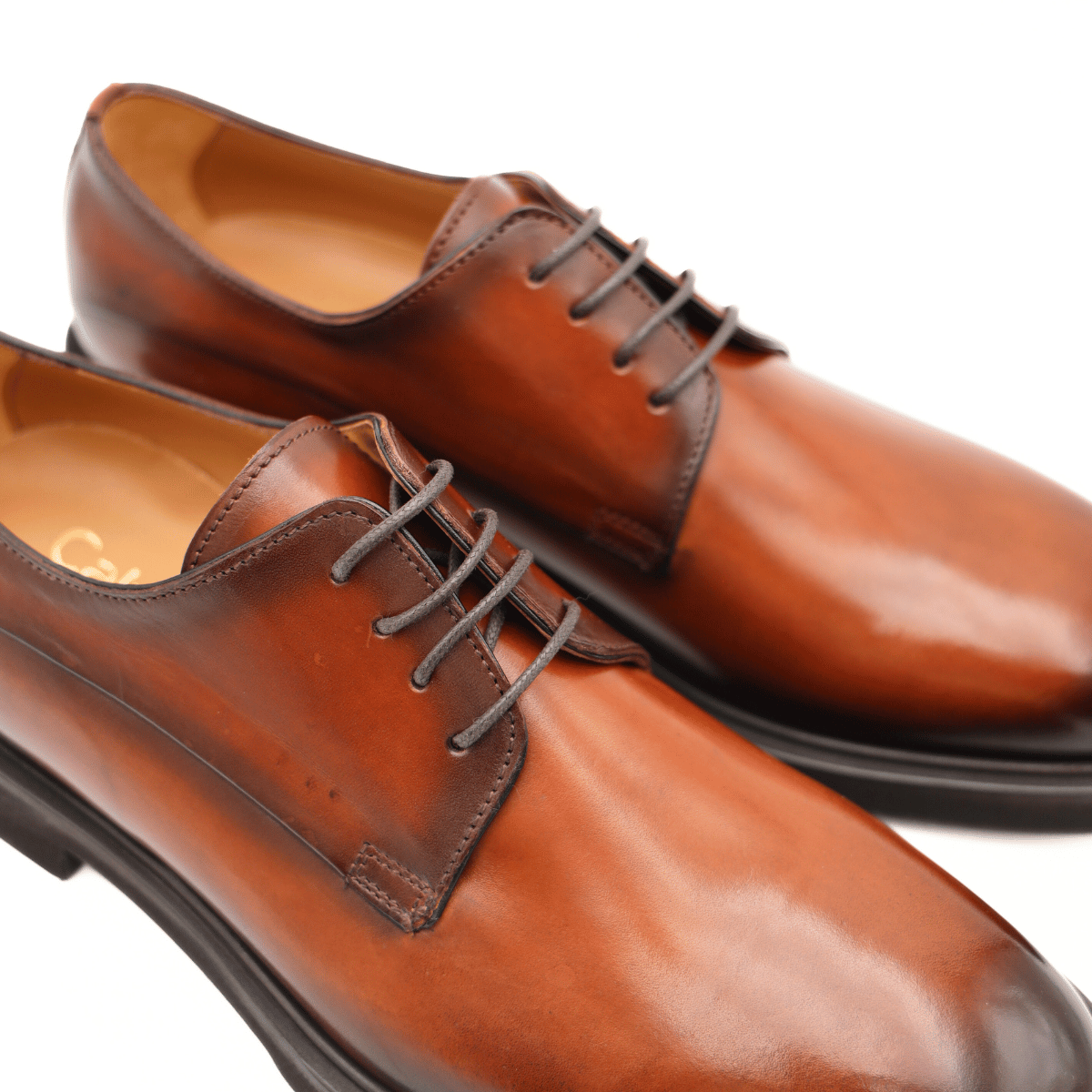 CALPIERRE STRINGATA DERBY K222 WHISKY