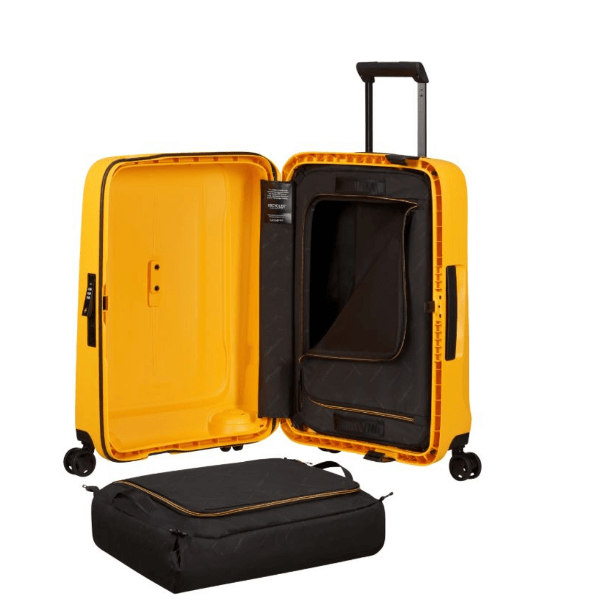 SAMSONITE BAGAGLIO A MANO KM0 001 36 ESSENS RADIANT YELLOW