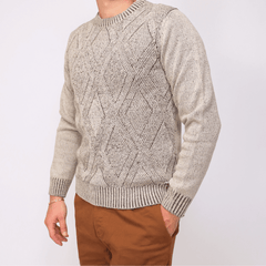MARKUP MAGLIONE MK9900059 RICAMO BEIGE