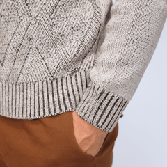 MARKUP MAGLIONE MK9900059 RICAMO BEIGE