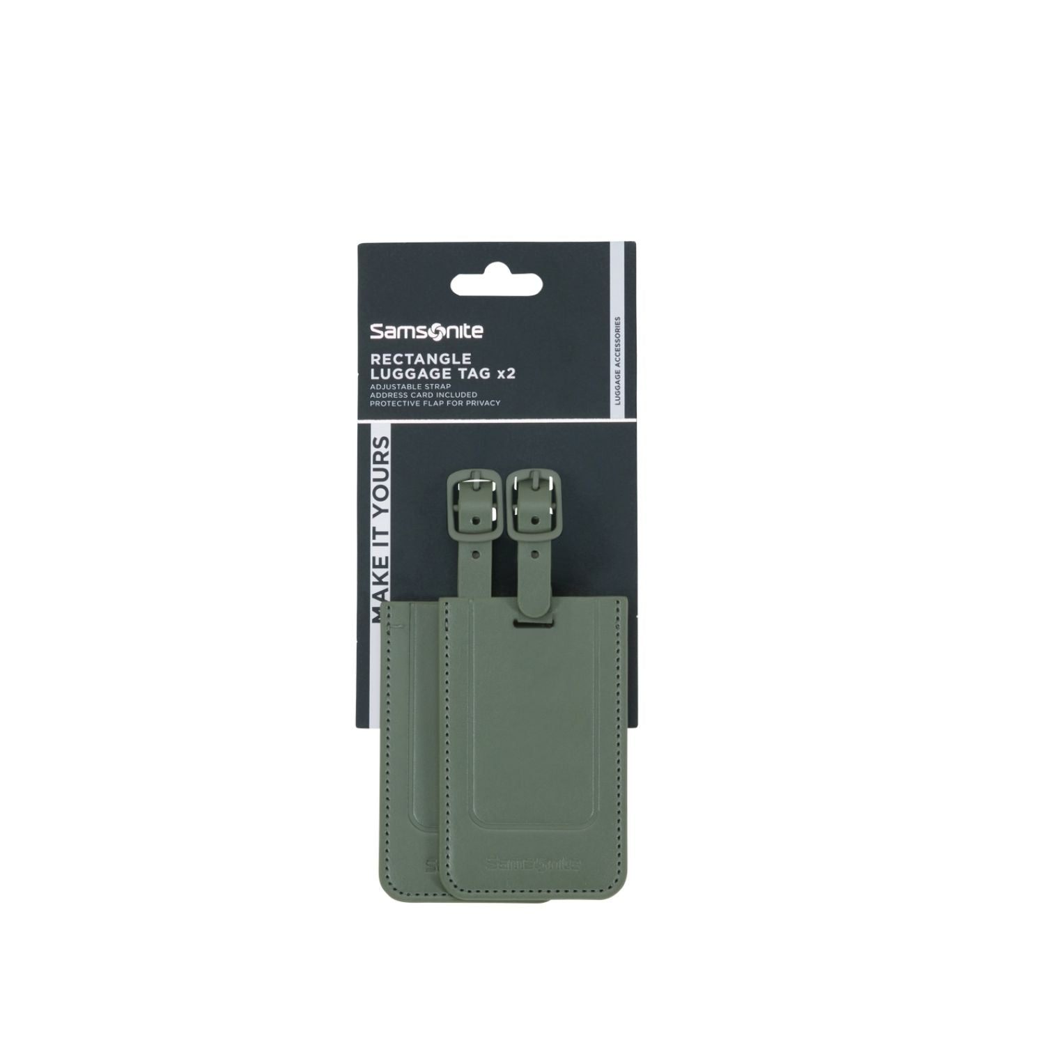 Porta indirizzi Samsonite KR7 019 04 colore verde in poliuretano