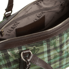 ALVIERO MARTINI 1^ CLASSE BORSA LD44 9894 0609 TARTAN VERDE