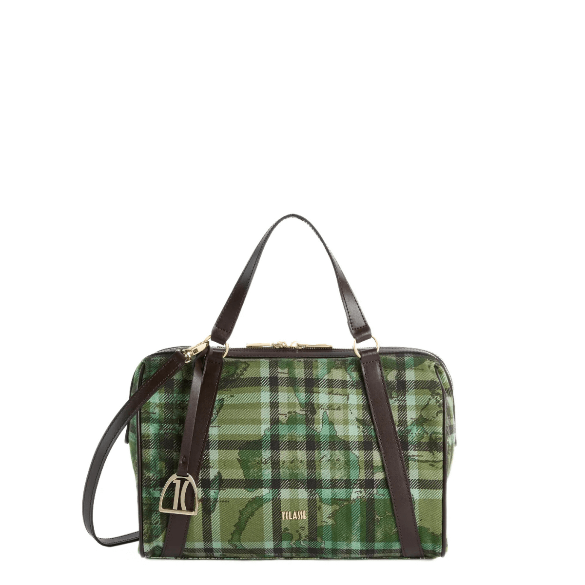 ALVIERO MARTINI 1^ CLASSE BORSA LD44 9894 0609 TARTAN VERDE