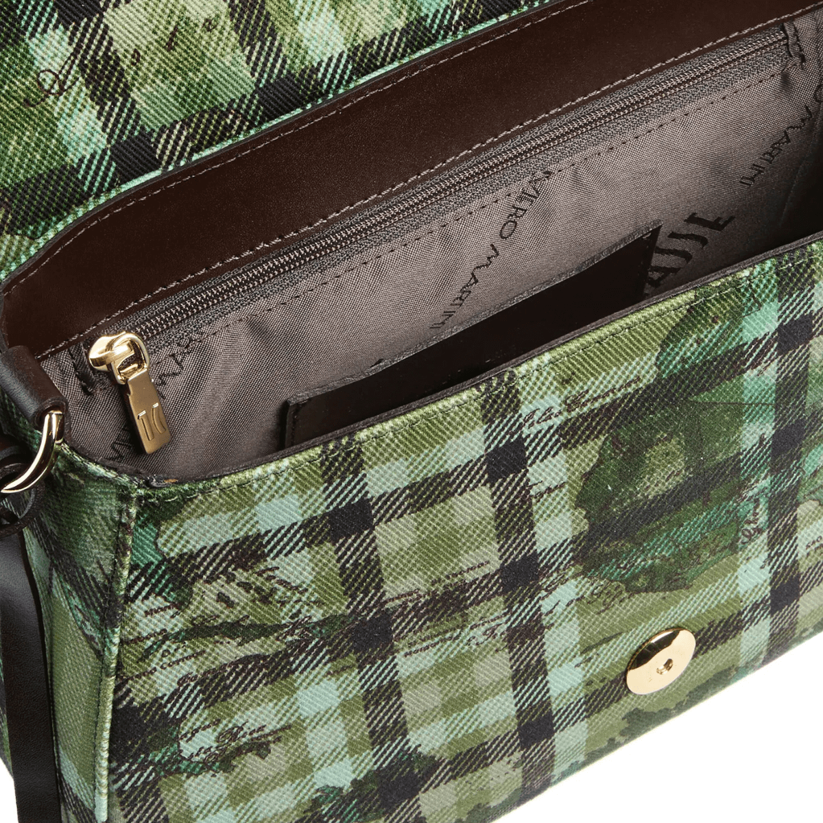 ALVIERO MARTINI 1^ CLASSE BORSA LD46 9894 0609 TARTAN VERDE