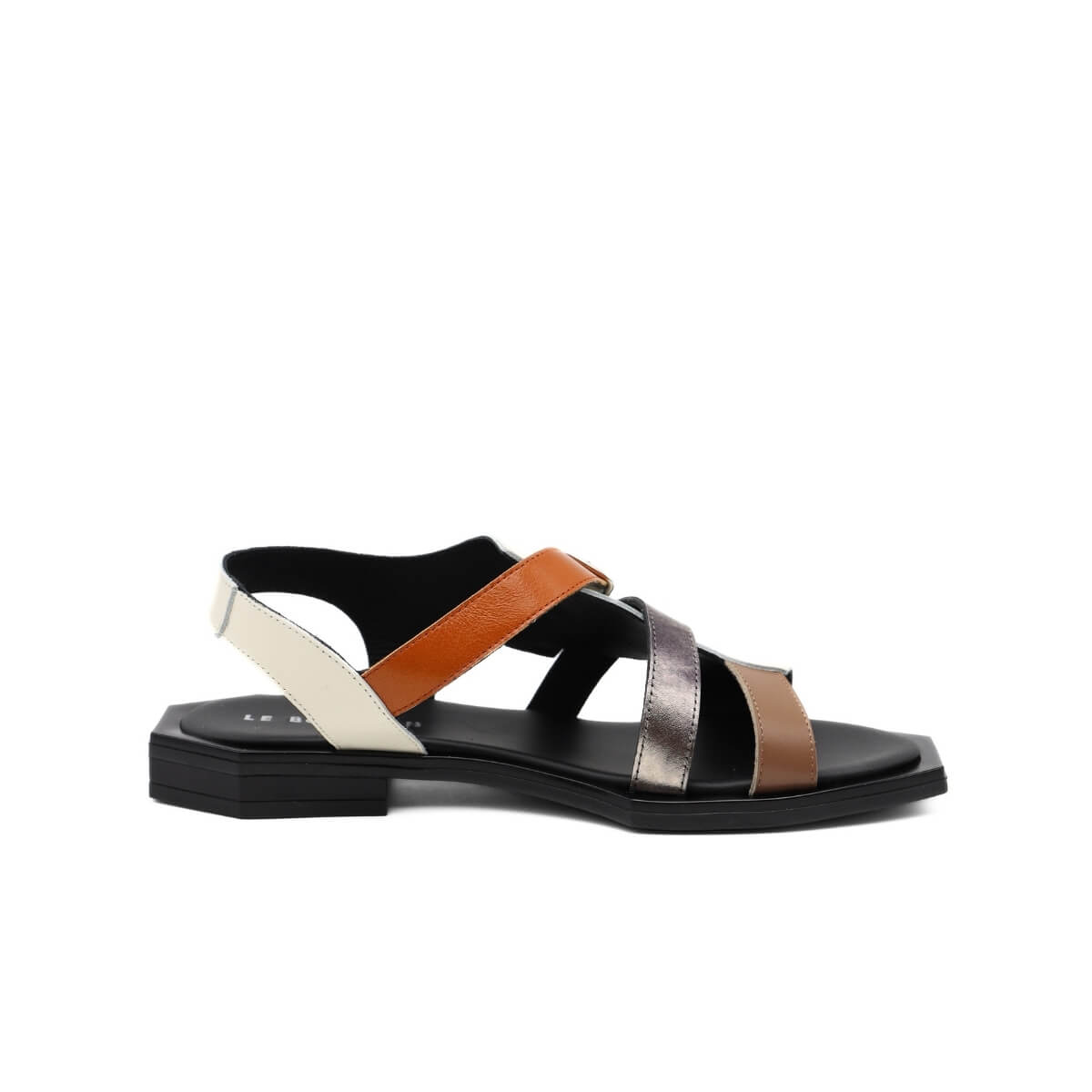 LE BOHÈMIEN SANDALO SC35 BIANCO/NERO