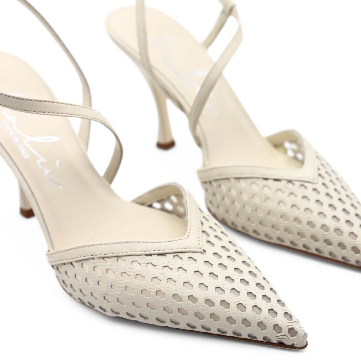 MALÙ SLINGBACK 5809 RETE BIANCA
