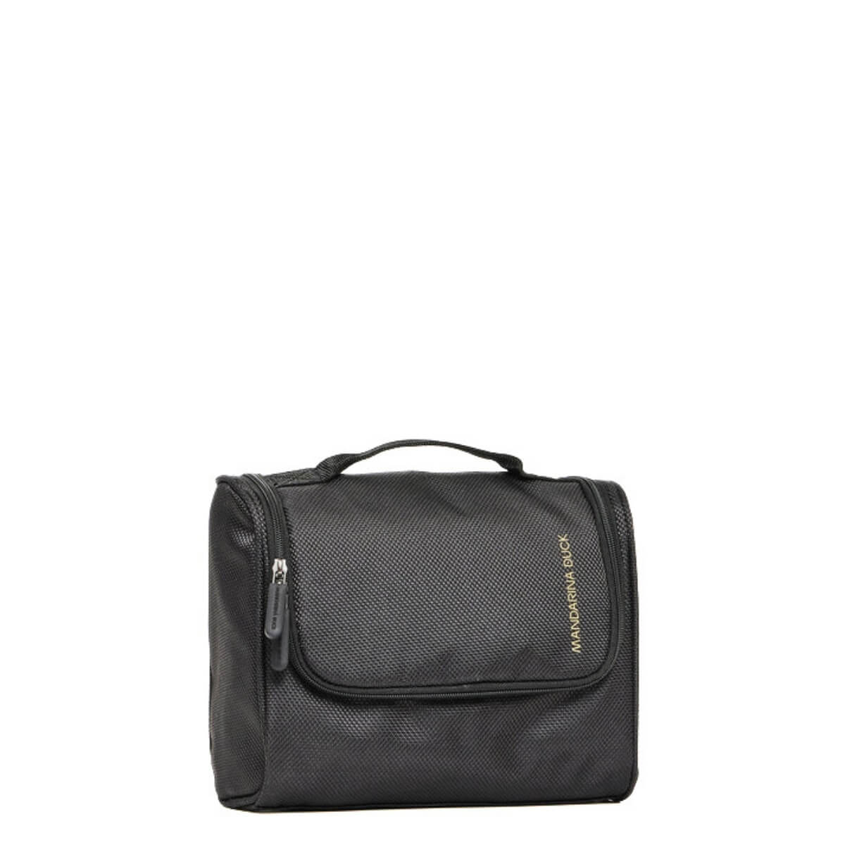 Beauty case Mandarina Duck LOGODUCK+ colore grigio in robusto materiale