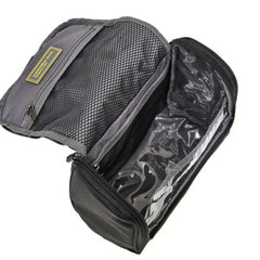 Beauty case Mandarina Duck LOGODUCK+ colore grigio in robusto materiale