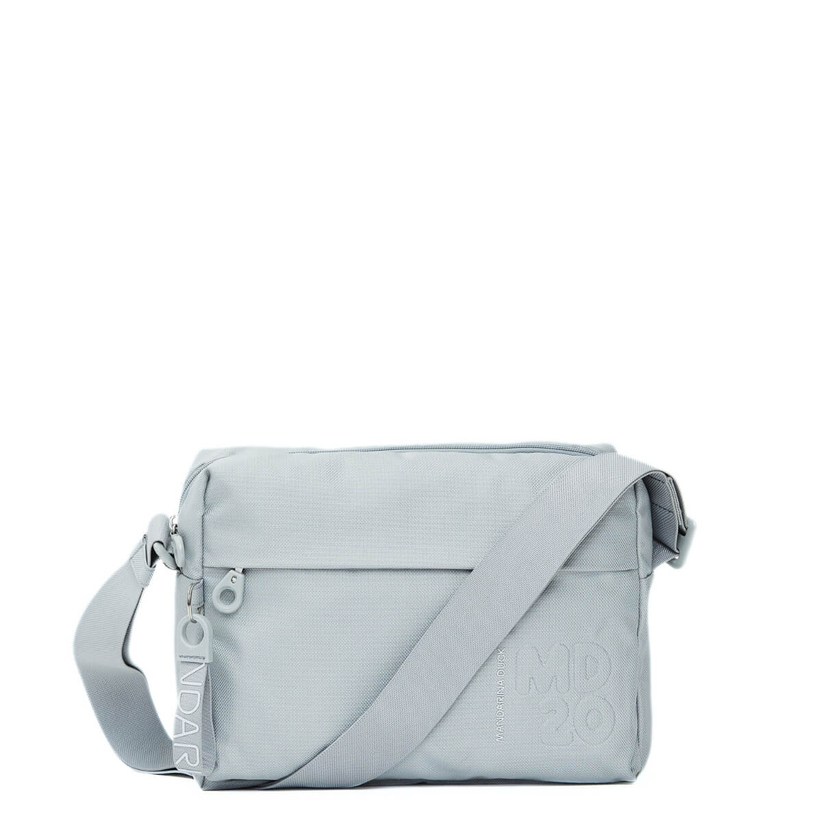 Borsa Mandarina Duck MD20 Crossover colore ghiaccio vista frontale