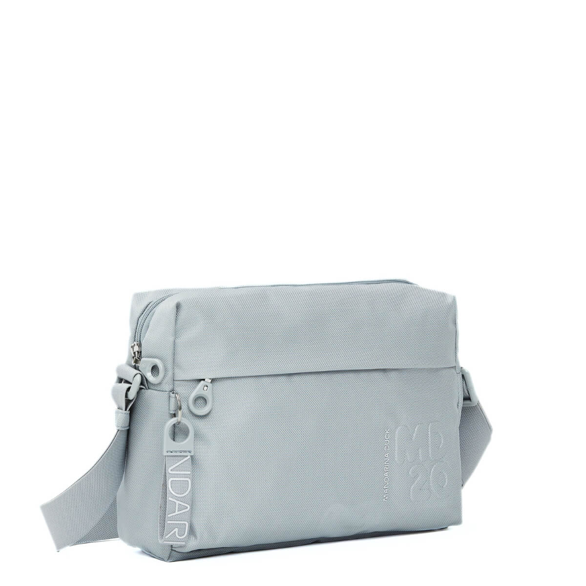 Borsa Mandarina Duck MD20 Crossover colore ghiaccio vista frontale