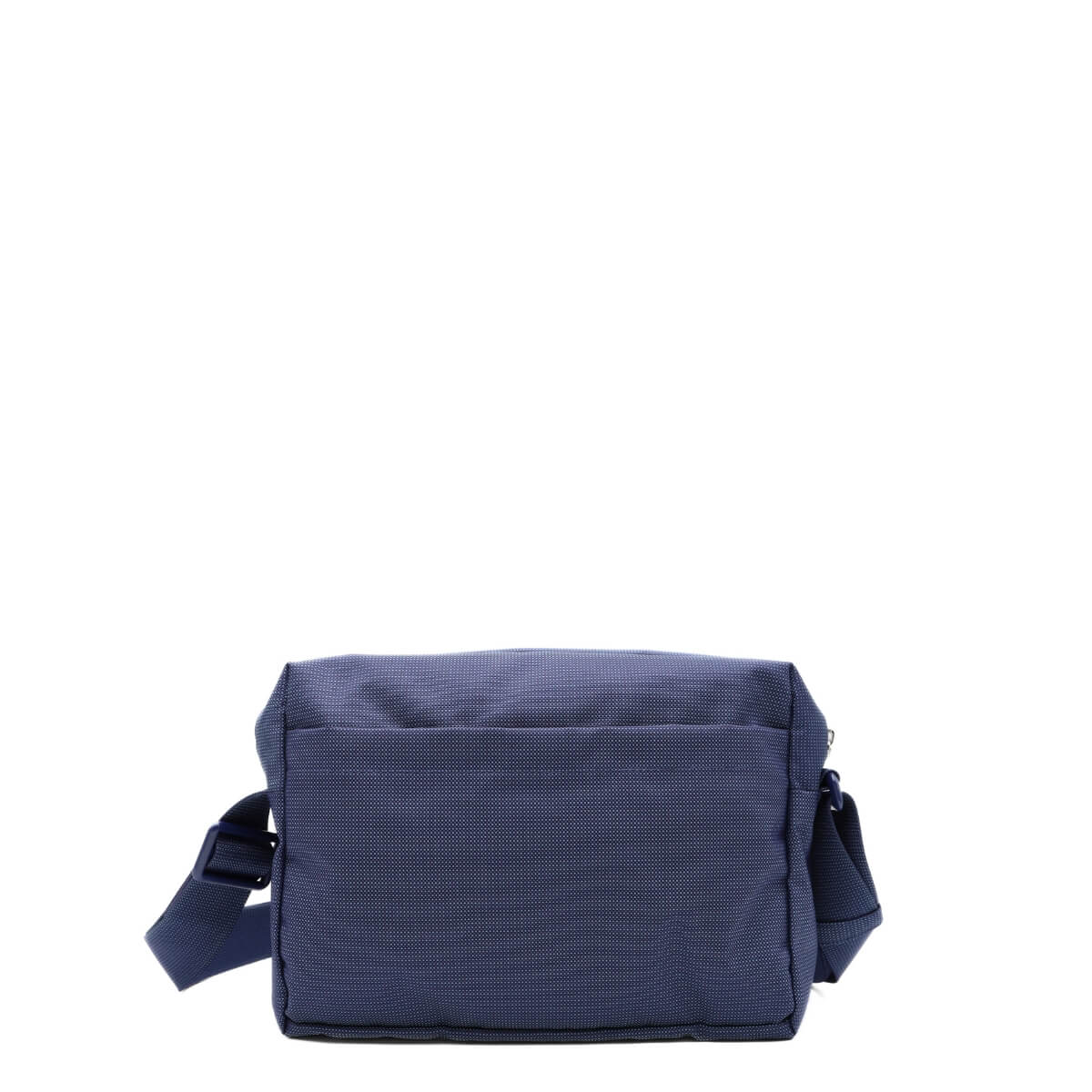 Dettaglio tracolla e tessuto poliestere della borsa crossover Mandarina Duck MD20