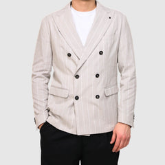 MARKUP GIACCA MK1960125 GRIGIO A RIGHE