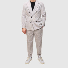 MARKUP PANTALONI MK1950172 GRIGIO A RIGHE